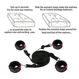 Onory BDSM Sex Toys & Games Bondaged Kit Sex Set Eye Mask Blindfolds Soft Wrist and Ankle Handcuffs Straps Rope Bondage Restrain