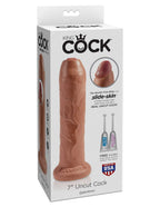 Pipedream Products King Cock 7'' Uncut Cock, Tan, 12.1 Lb