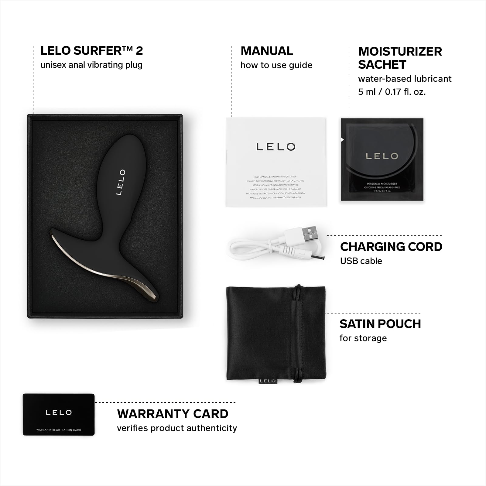 LELO Surfer 2 Black