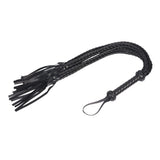 VENESUN Bondage Spanking Flogger, 31.5inch Faux Leather Whips for Adult BDSM Play, Black