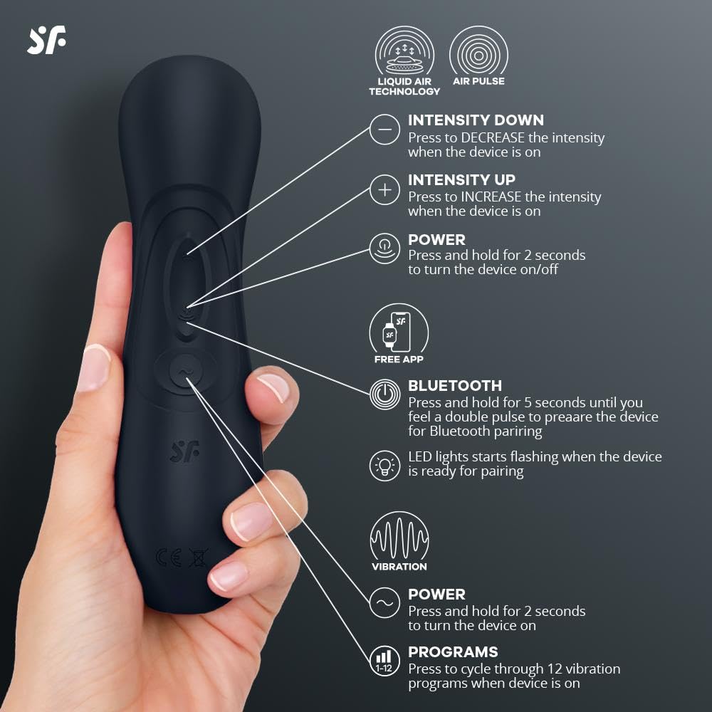 Satisfyer Pro 2 Generation 3 (Bluetooth Version) With Liquid Air Vibrator Sex Toy | Adult Toys For Women | Sucking Clitoral Stim