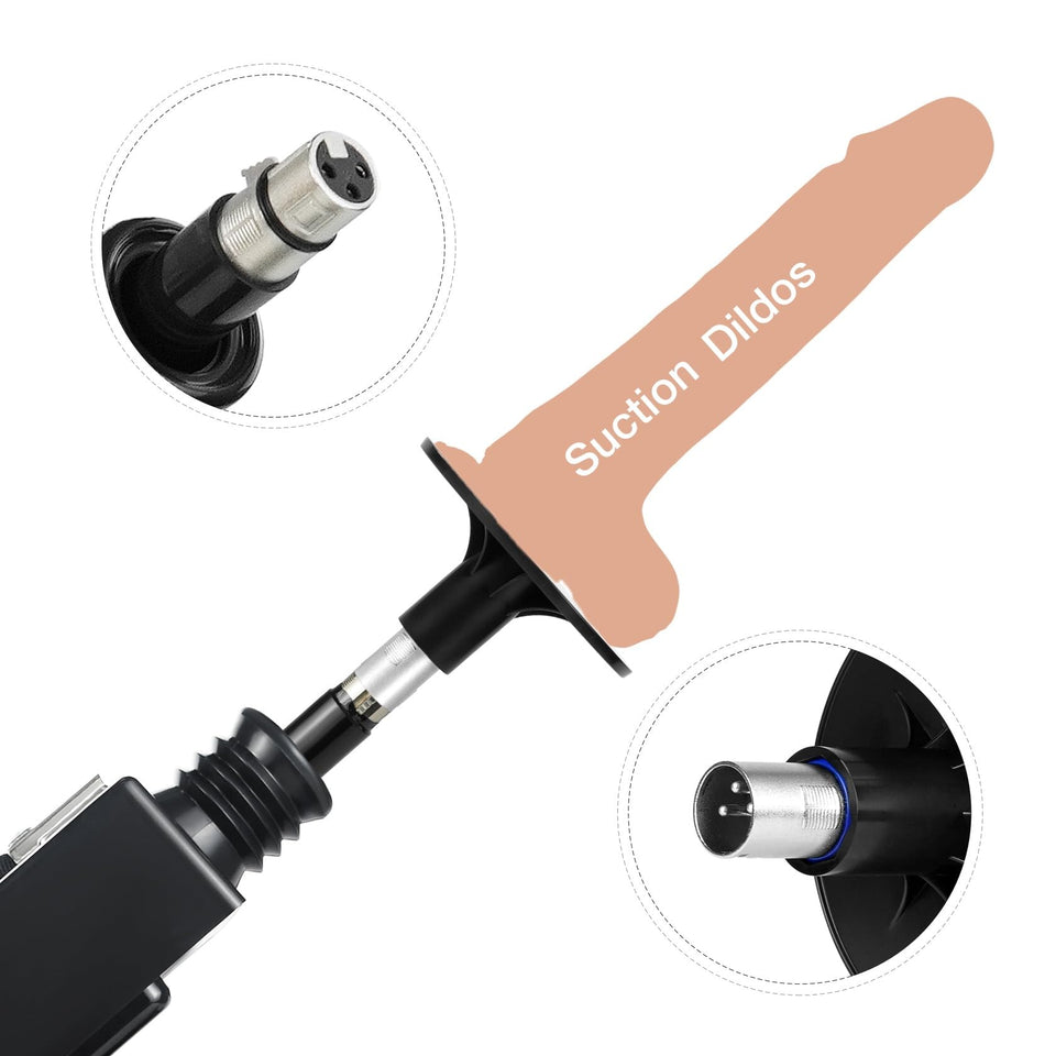 Sex Machine Suction Cup 3XLR Suction Connector for Sex Machine 3.9 ' ' Suction Cup 3XLR Dildo Holder Thrusting Machine Attachmen