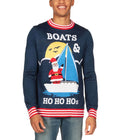 Tipsy Elves Mens Boats & Ho Ho Hos Ugly Christmas Sweater Size Large