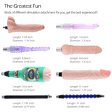 Sex Machine Dildo Machine with Realistic Dildo,Fuck Machine for Women with 3XLR Connector,Thrusting Sex Machine for Man,Adult To