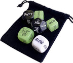 6 PCS Sex Gaming Dice for Adults Couples Sex Play Fun Kinky Games for Couples Foreplay Positions Options Sets Bedroom Toy Role P