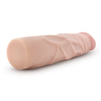 7.5 Inch Soft Realistic Feel Dildo - Flexible Posable Sex Toy - Slim Beginners Dildo - Beige
