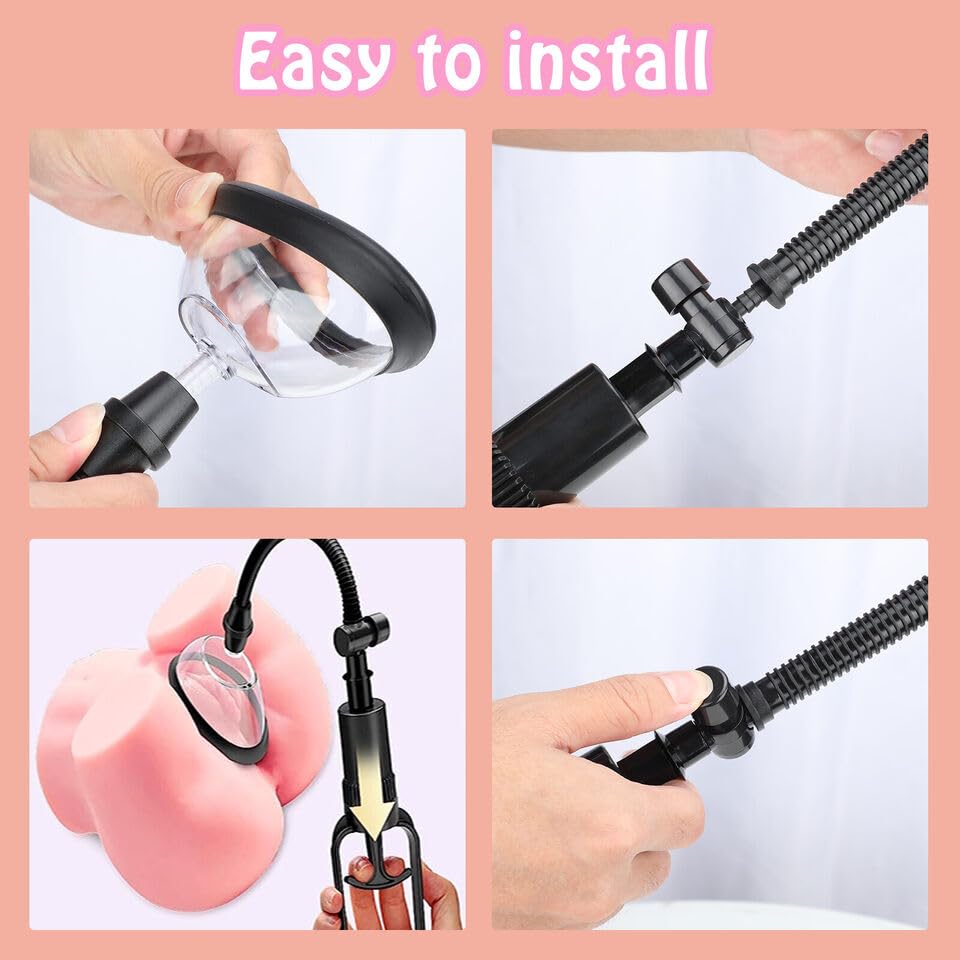 Pussy Pump Sexual Enhancers Sex Toys for Women, Manual Vagina Pump Clit Pump for Intense Stimulation, Adult Toys Clitoral Stimul