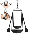 BDSM Sex Swing for Couple, Heavy Duty 360 Degree Spinning Indoor Ceiling Swing with Triangle Hanging Apparatus and Adjustable Sl