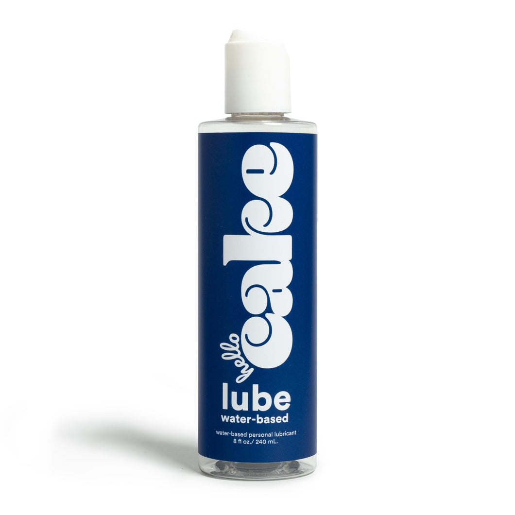 Hello Cake Water-Based Personal Lubricant - pH-Balancing Lube - Non-Sticky, & Long-Lasting Glide for Men, Women, and Couples, 8