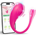 Female Sex Toys Wearable Vibrator - Adult Toys Long Distance Bluetooth App Remote Control G Spot Vibrator More Than 9 Vibrations