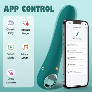 Tuitionua G Spot Dildos Sex Toys- APP Control Vibrating Dildo Vibrator with 10 Vibrations, Female Adult Sex Toy for Women Silico