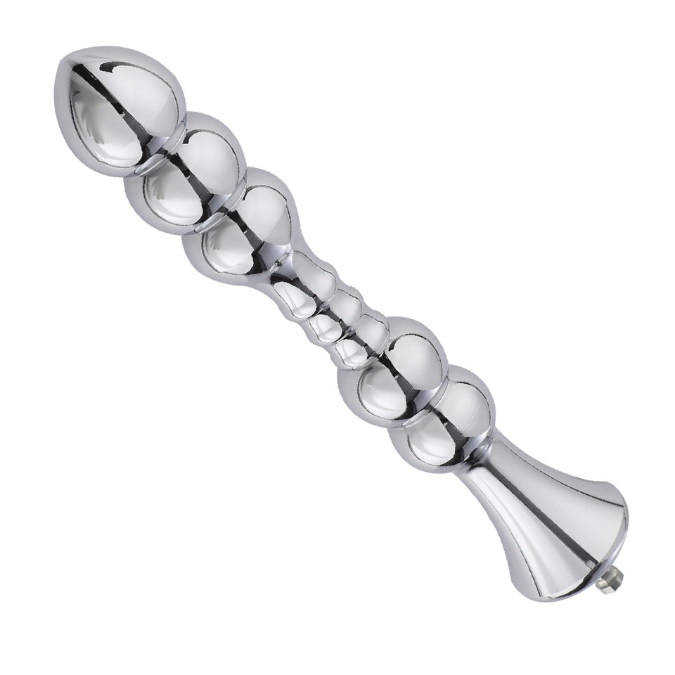 Hismith 8.02Bead Dildo, Smooth Aluminium Anal Wand with KlicLok System for Sex Machines