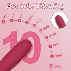 G Spot Vibrator Dildos Adult Sex Toys - Dildo for Woman with 10 Vibration Modes, Clitoral Nipple Stimulator Realistic Silicone D