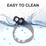 Adjustable Soft Cock Ring Pleasure for Men Erection Enhancing, Silicone Male Penis Rings with 2 PCS Cock and Ball Ring kit, Cock