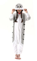 CuteOn Cat Onesie Kids Animal Pajamas for Boys Girls Halloween Christmas Costume Height for 150cm