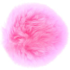 Cousins Group Iris Med Silver Plug With Pom Pom, Pink