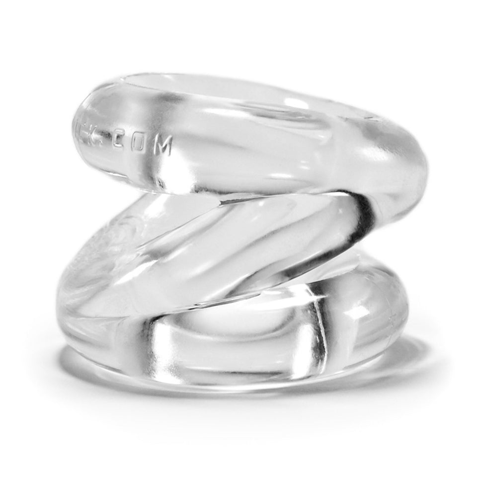 Oxballs ZBalls Ballstretcher and cockring clear 79 gram clear