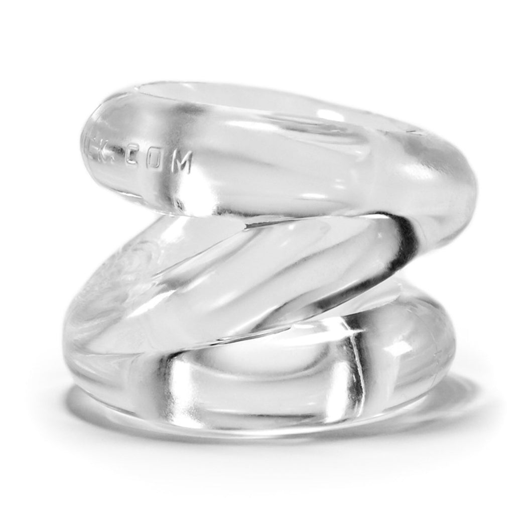 Oxballs ZBalls Ballstretcher and cockring clear 79 gram clear