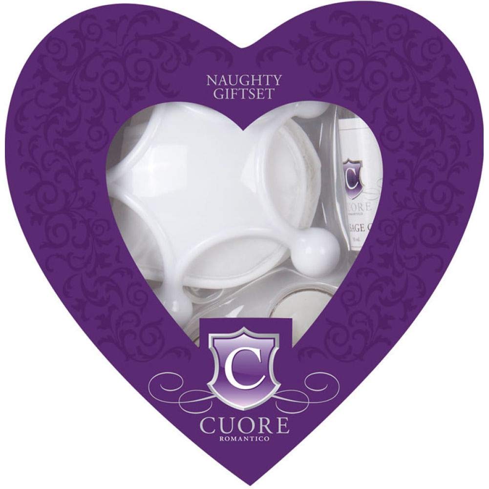 Shots Toys Cuore Romantico Naughty Gift Set, White