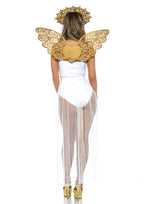 Multi Slit Sheer Skirt