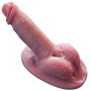 Small Dildo for Beginners, Reproduction Real Handmade Dildo, Lifelike Realistic Penis Adult Sex Toy. Silicone Suction Cup Dildos