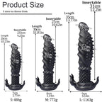 Devil 's Tentacle Dildo Liquid Silicone Anal Plug with Powerful Suction Cup G-Spot Stimulation Soft Monster Dildo Anal Plug Sex