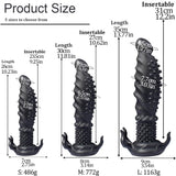 Devil 's Tentacle Dildo Liquid Silicone Anal Plug with Powerful Suction Cup G-Spot Stimulation Soft Monster Dildo Anal Plug Sex