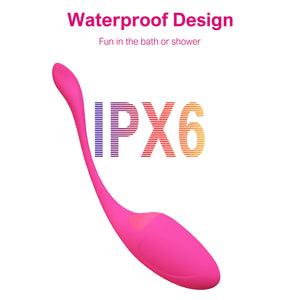 APP Remote Control G-spot Panty Vibrator, Pink Fun Long Distance Bluetooth Wearable, Rechargerable Adult Sex Toys More Than 10 V