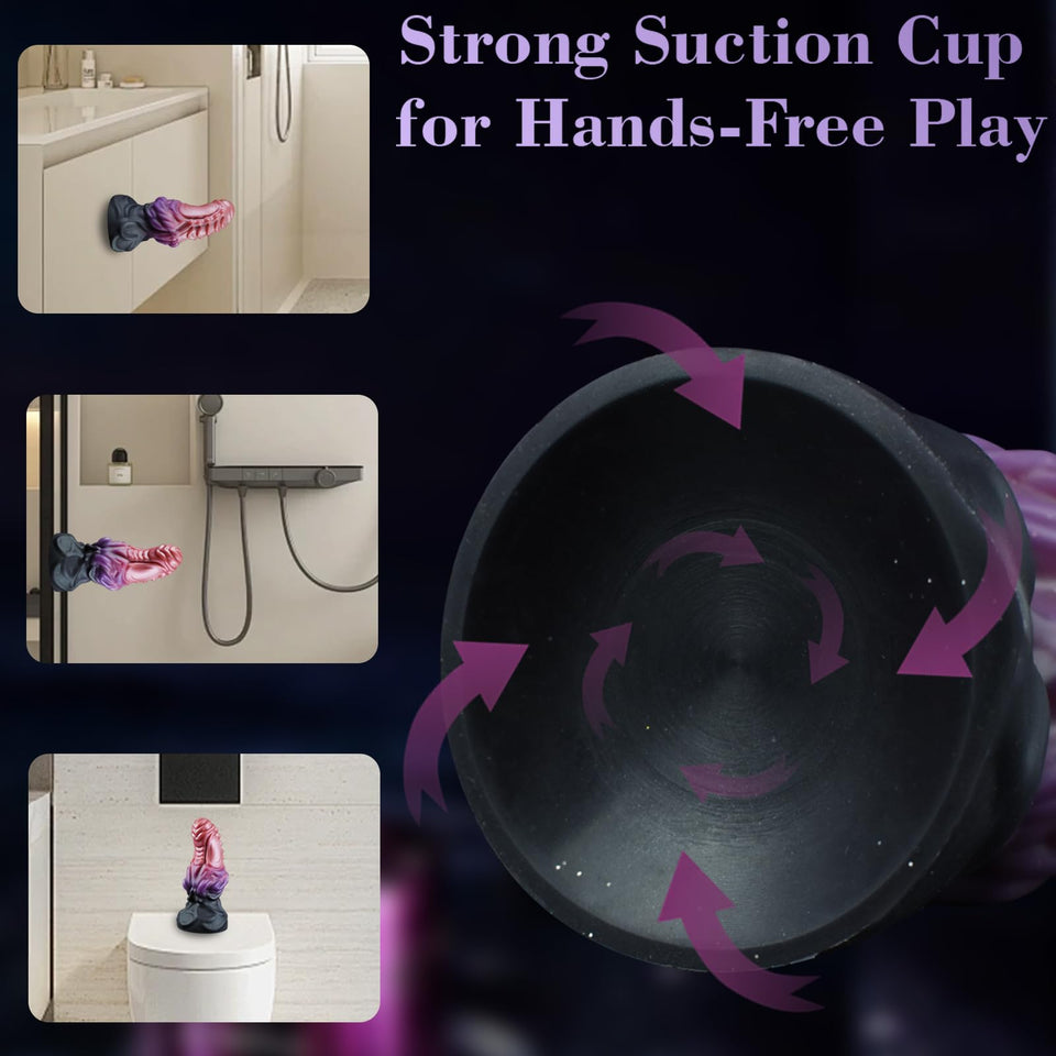 6.6 '' Dragon Thick Dildo Fantasy Dildo Large Butt Plug Sex Toys, Monster Dildo Knot Dildo Alien Anal Dildo, Knotted Animal Dild