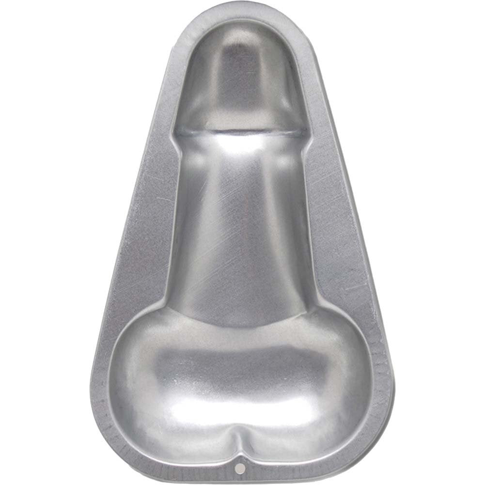 Pipedream Bachelorette Party 10 Pecker Cake Pan, Silver