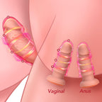 Harness Strap-On Vibration Realistic Dildos - Adjustable Strapless Strap-On Dildos with 10 Modes & 3 Dildos Silicone Anal G-spot
