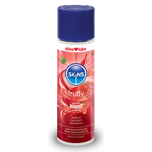 Skins Strawberry Water Based Lube 4Oz