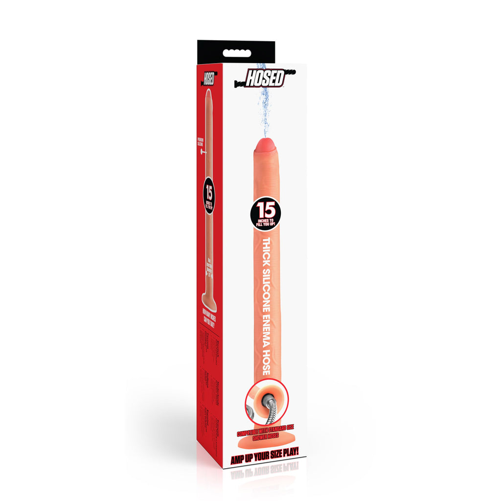 Hosed 15 In. Thick Silicone Enema Hose