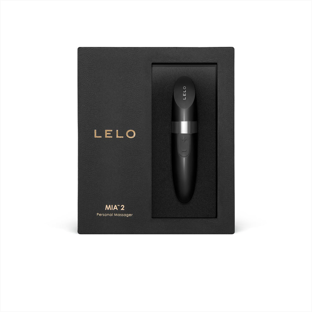 Lelo Mia 2 Lipstick Vibrator For Women, Usb Rechargeable, Spontaneous And Discreet For Women, Black