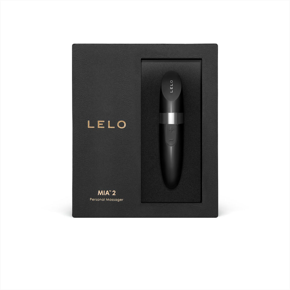 Lelo Mia 2 Lipstick Vibrator For Women, Usb Rechargeable, Spontaneous And Discreet For Women, Black