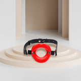GALPADA Open Mouth Gag Ball Gag Red Lips Bdsm Toys Adjustable Strap Adult Toys