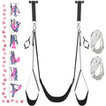 Door Stretching Strap for Physical Therapy Sex Swing & Yoga, Non-Elastic Flexibility Belt for Home Workout, Pilates, Hamstring &