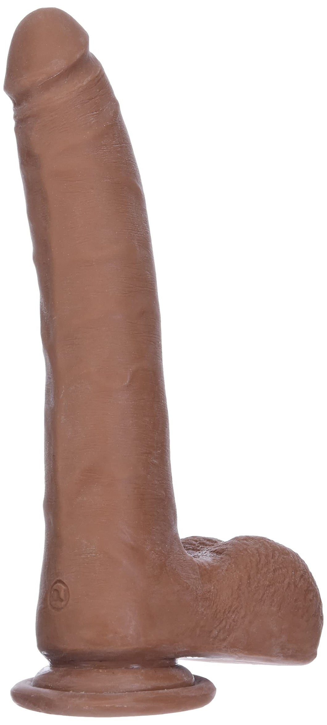 The D Realistic D 9 In Slim W/ Balls Ultraskyn Caramel
