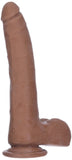 The D Realistic D 9 In Slim W/ Balls Ultraskyn Caramel