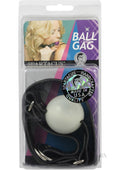 Spartacus Plastic Ball Gag with D-Ring White