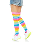 Acrylic neon rainbow thigh hig