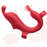 Finger Vibrator for Couples - Clit and G-Spot Stim Massaging Female Sex Toy - 10 Patterns - Whisper Quiet & Waterproof - Recharg