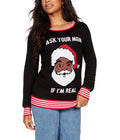 Tipsy Elves Womens Ask Your Mom Ugly Christmas Sweater Size Medium