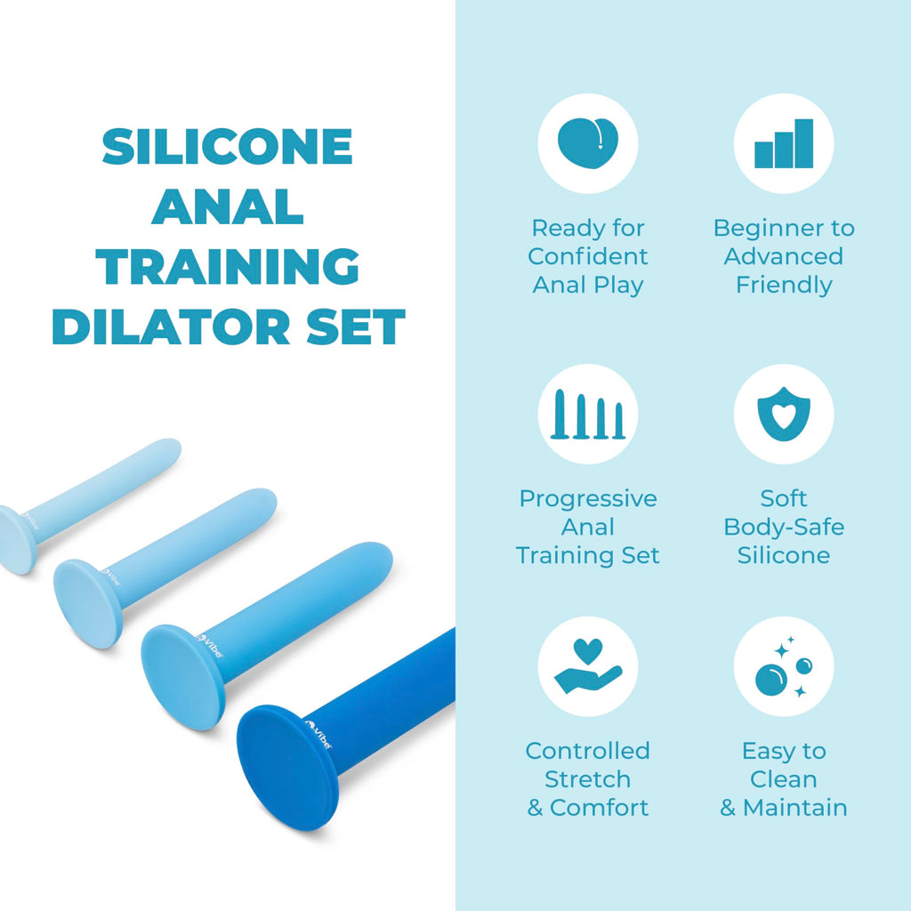 b-Vibe Silicone Anal Train Dilator Set