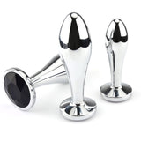 Anal Plug Adult Sex Toys, 3Pcs Anal Butt Plug Set Metal Butt Plug Sex Toys Luxury Jewelry Design Fetish Anal Toys for Adult Unis