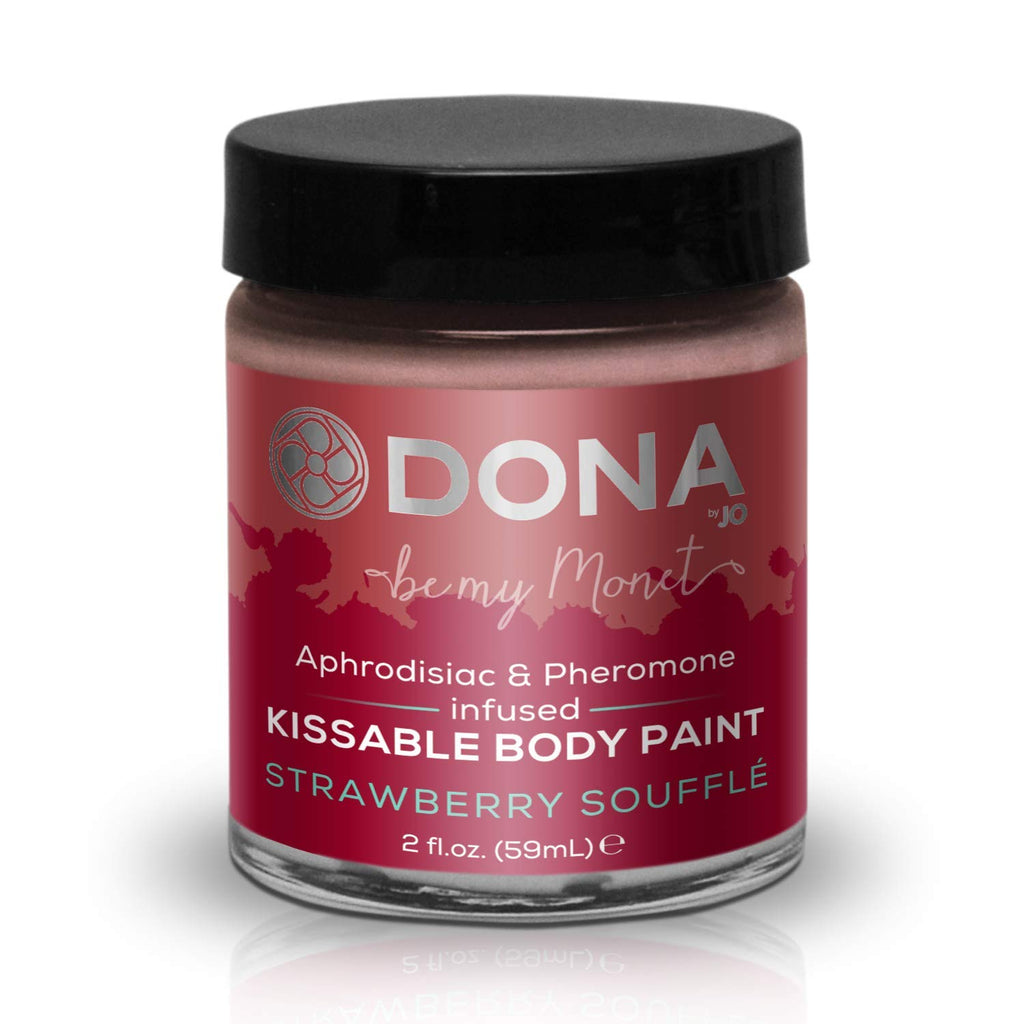 System Jo Dona Body Paint, Strawberry Souffle, 2 Ounce