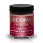 System Jo Dona Body Paint, Strawberry Souffle, 2 Ounce