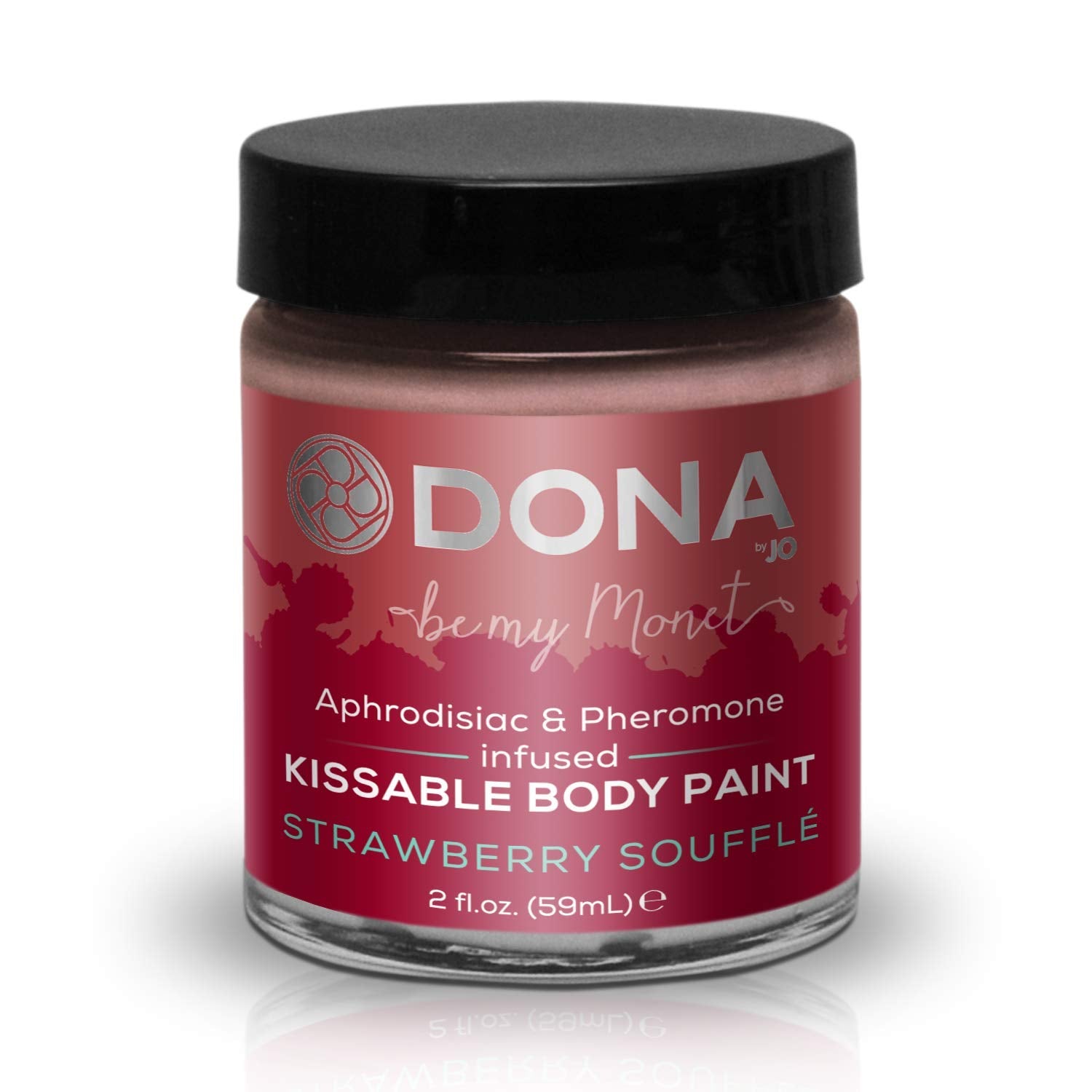 System Jo Dona Body Paint, Strawberry Souffle, 2 Ounce