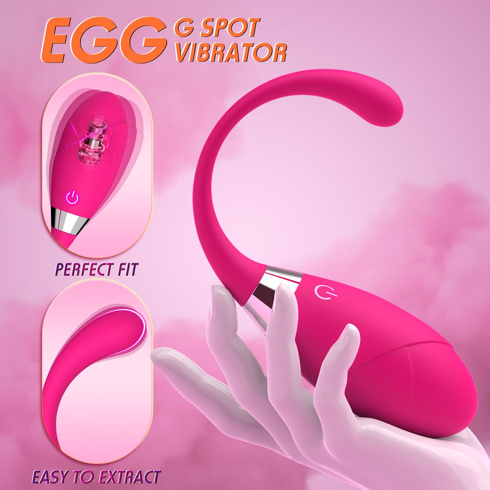 Remote Control Vibrator Bullet G Spot Wearable Panty Vibrator, Egg Mini Vibrators for Clitoral Vagina Stimulator Rose Anal Dildo