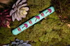 Lucy Mushroom Pattern Rechargeable X-Long Bullet  - Blue